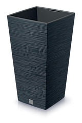Prosperplast Furu Square Planter 29.5x29.5x55cm - Anthracite