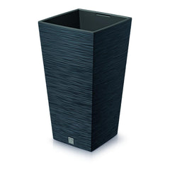 Prosperplast Furu Square Planter 39.5x39.5x75.5cm - Anthracite