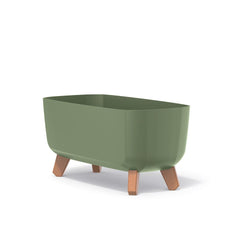 Prosperplast Gracia Case Planter 39x19.5x18.7cm - Earth Green