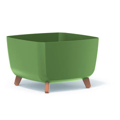 Prosperplast Gracia Square Planter 39x39x27cm - Earth Green