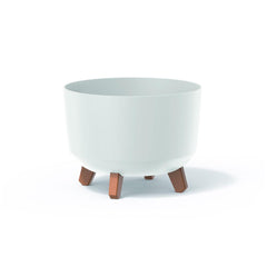 Prosperplast Gracia Eco Wood Planter 33.9x33.9x24cm - White