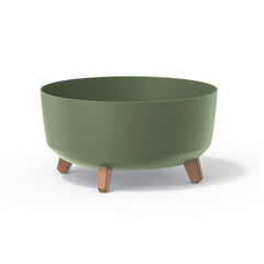 Prosperplast Gracia Low Planter 38x38x19.5cm - Earth Green