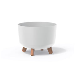 Prosperplast Gracia Eco Wood Planter 39x39x25.7cm - White