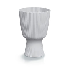 Prosperplast Milly Round Planter 18.8x18.8x27.7cm - White