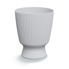 Prosperplast Milly Round Planter 18.8x18.8x22.6cm - White