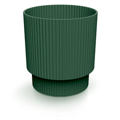 Prosperplast Milly Round Planter 19.5x19.5x21cm - Pine Green