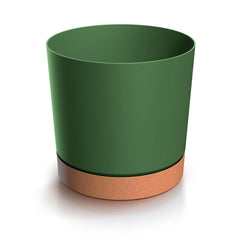 Prosperplast Tubo PM Planter 10.8x10.8x10.9cm - Pine Green