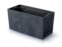 Prosperplast Urbi Case Beton Effect Planter 39.5x18.5x19.5cm - Anthracite
