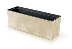 Prosperplast Urbi Case Beton Effect Planter 58x18x19.5cm - Cream Touch