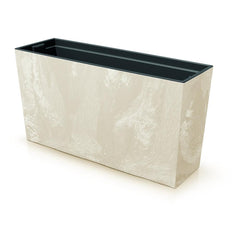 Prosperplast Urbi Case Beton Effect M Planter 77x23.5x40.6cm - Cream Touch