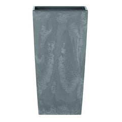 Prosperplast Urbi Square Beton Effect Planter 14x14x26.5cm - Marengo