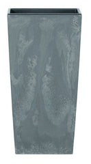 Prosperplast Urbi Square Beton Effect Planter 32.5x32.5x61cm - Marengo