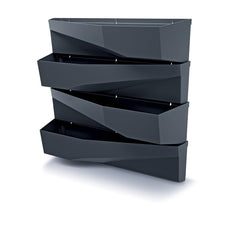 Prosperplast Cascade Garden Wall Vertical Garden 19x78x35cm - Anthracite