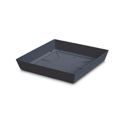 Prosperplast Lofly Saucer Square Base 20x20x3.2cm - Anthracite