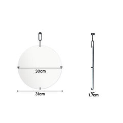 Inspire Mirror Medal Black 30M