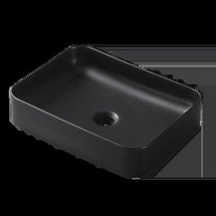 Sensea Ceramic Rectangular Basin 50x12x36 Black