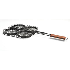 Charcoal Companion Hamburger Grilling Basket