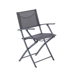 Naterial Emys Origami ArmChair Steel - Dark Grey
