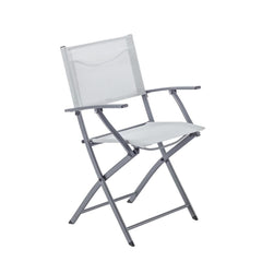 Naterial Emys Origami ArmChair Steel - Light Grey