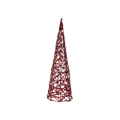 Lumineo BO Micro-Led Cone Tree 40cm - Red/Warm White