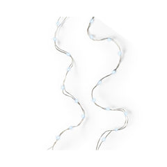 Lumineo BO Durawise Micro-Led Sring Lights Twinkle Effect 245cm - Silver/Cool White