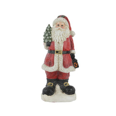 Decoris Magnesium Santa Figure 48cm - Red
