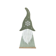 Decoris Felt Gnome with MDF Base 32 x 75cm - Green