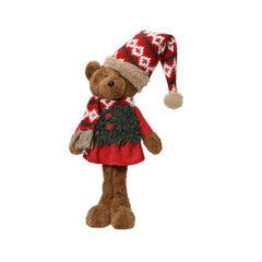 Decoris Polyester Standing Bear 35cm