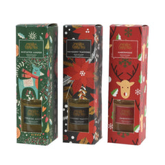 Decoris Glass Diffuser in a Giftbox 20cm (3 Assorted)