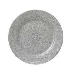 Kitchen Goods PP Deco Plate with Glitters 33cm - Silver
