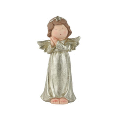 Decoris Magnesium Angel Figure 40cm - Gold