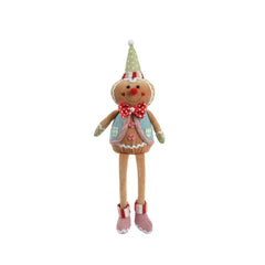 Decoris Polyester Gingerbread with Dangling Legs 50cm