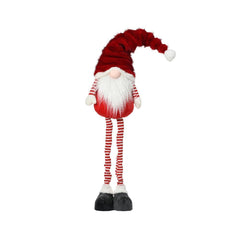 Decoris Polyester Gnome Standing 120cm - Red
