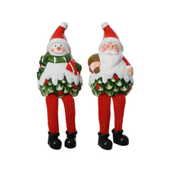 Decoris Terracotta Figure with Dangling Legs 11cm - 2 Assorted