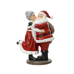 Decoris Polyresin Mr and Mrs. Claus 20cm
