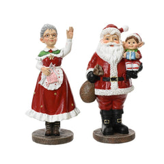 Decoris Polyresin Standing Figure 16cm - 2 Assorted