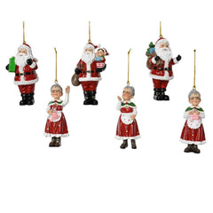 Decoris Polresin Figure Hanger 9cm - 6 Assorted