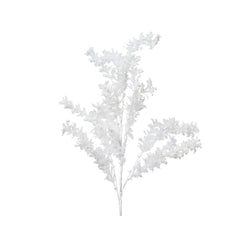 Decoris Polyester Spray on Stem 75cm - White