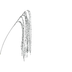 Decoris Plastic Spray with Hanging SpAngel 65cm - Silver