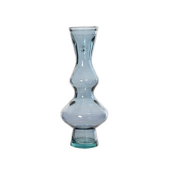 Decoris Recycled Glass Vase 40cm - Blue Dawn