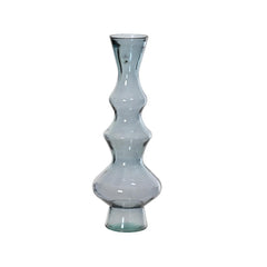 Decoris Recycled Glass Vase 50cm - Blue Dawn