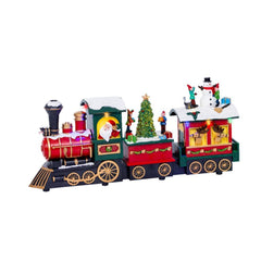 Lumineo BO Led Plastic Village Scenery Train 38.2 x 17.5cm