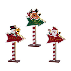 Lumineo BO Led Plywood Sign 33.7cm - Warm White 3 Assorted