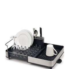 JJ Extend Steel Dish Rack - Grey