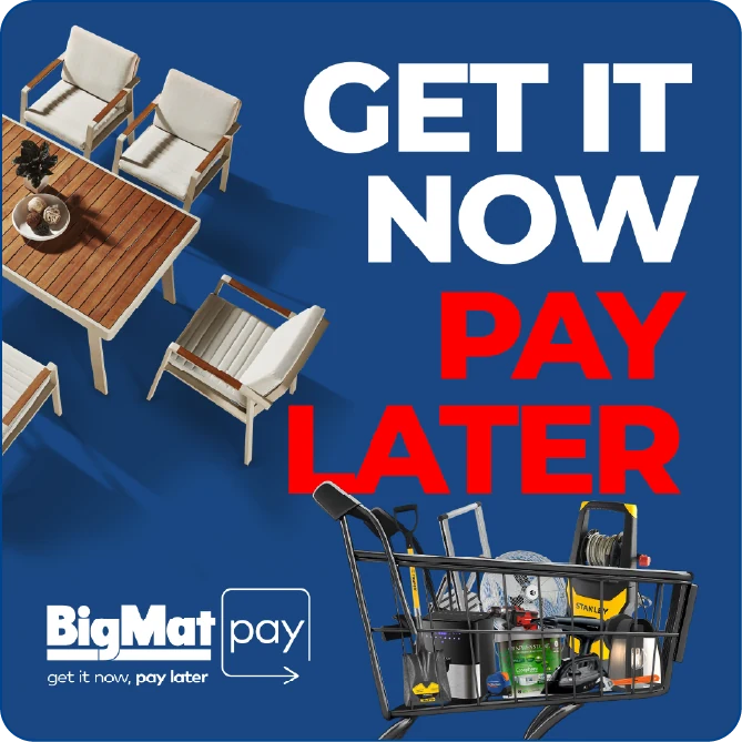 Get it now, pay later with BigMat Pay
