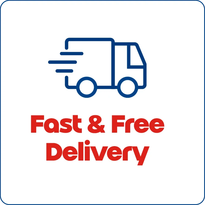 Fast and free delivery