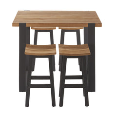 Naterial Bermeo Bar Dining Set With 4 Stools