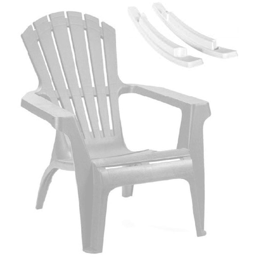 Ipae-Progarden Dolomiti Stackable Armchairs Including Pair of Rockers - White