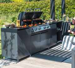 Naterial Europa Modulo Outdoor Kitchen - Aluminium Stone