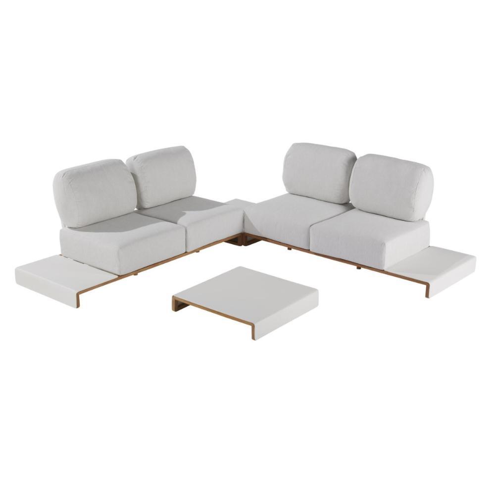 Naterial Memphis Sofa Set - Teak / White
